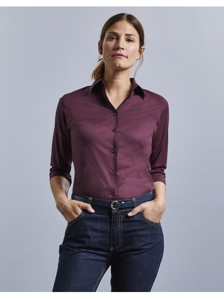 Camicia donna in cotone Russell Collection
