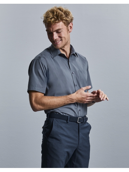 Camicia uomo manica corta Russell Collection