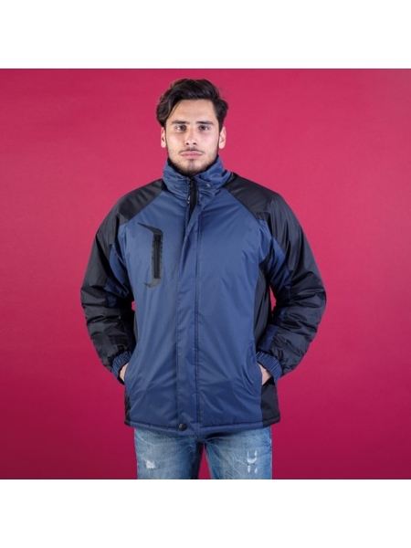 Giubbino impermeabile waterproof con interno trapuntato
