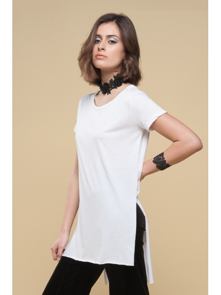 Magliette da donna Vesti Modal back longer