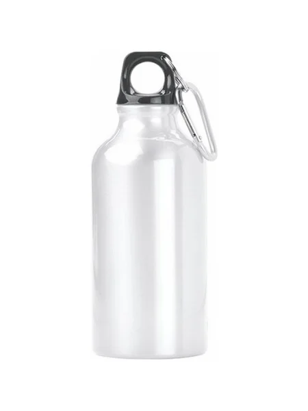 Borraccia in alluminio con moschettone Sidex 400 ml