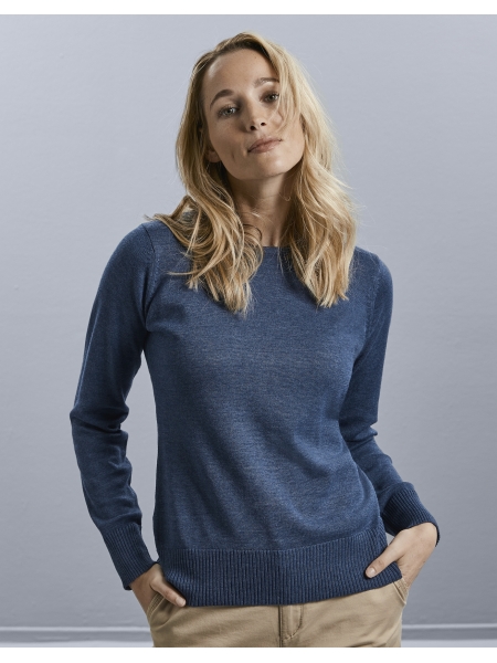 Pullover Women  Crew Neck - RUSSEL COLLECTION