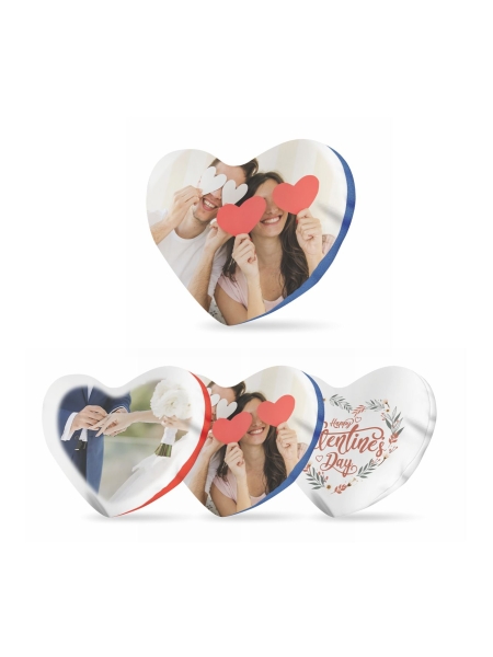 Cuscino a cuore personalizzato adatto per stampa sublimatica 100% poliestere