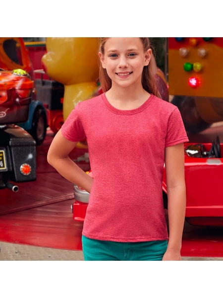 T-shirt bambina Valueweight Fruit Of The Loom