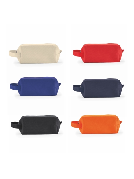 Pochette con logo personalizzato in Poliestere 600D Brush