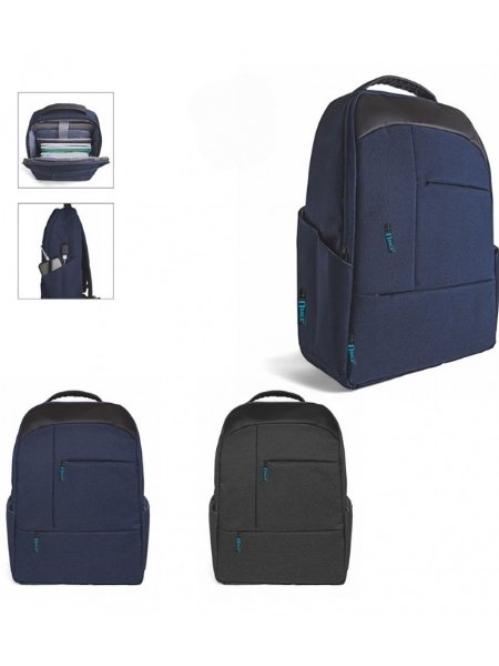 Zaino porta computer 15 pollici in poliestere 600d Oxford Raffy