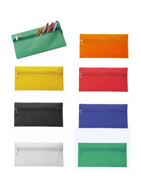 Astucci colorati con zip in poliestere Case