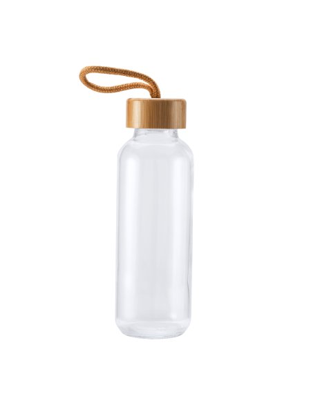 Borraccia In Vetro E Bamboo Nordic