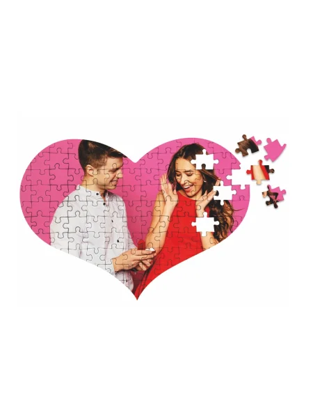 Puzzle cuore personalizzato stampa sublimatica A3 232 tasselli