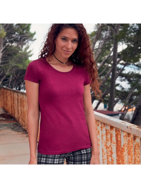 T-shirt donna Ringspun Premium T Fruit Of The Loom