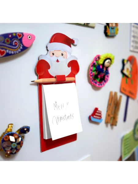 Calamite natalizie con sagoma disegnata di Babbo Natale Memory