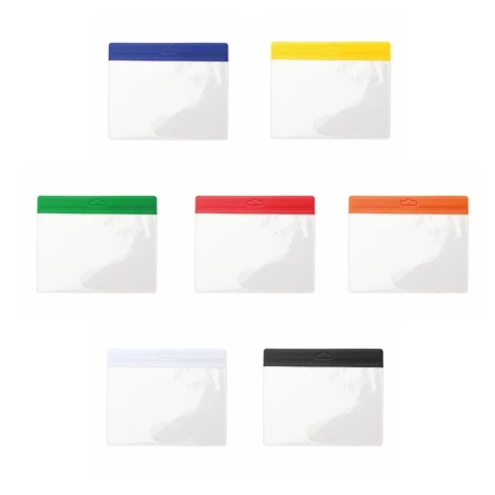 Badge trasparente in PVC personalizzabile Pass