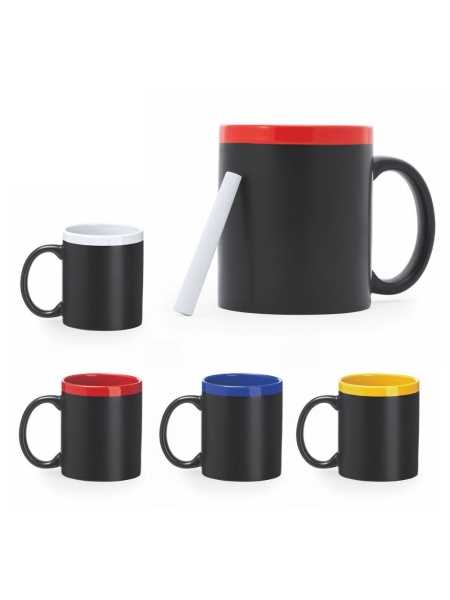 Tazza lavagna con gessetto Yeso