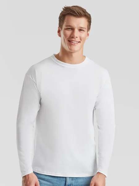 Maglietta uomo personalizzata Fruit of the Loom Original Long Sleeve T