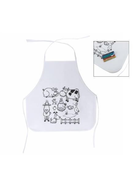 Grembiule da colorare personalizzato Baby