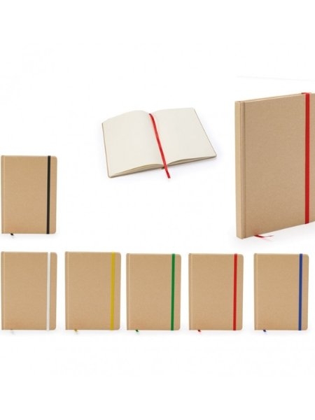 Taccuino formato A5 con copertina rigida in cartone Riciclato Righi
