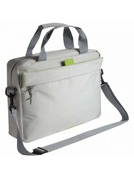 Borse porta computer in poliestere e fascia per trolley cm 36x30x6