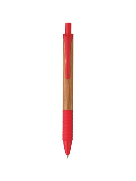 Penna sfera a scatto in bamboo Metake