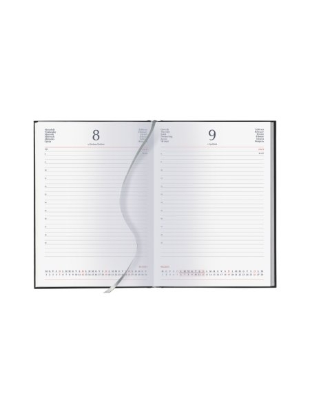 Interno agenda giornaliero con sabato e domenica separati cm 17x24 - 396 pagine