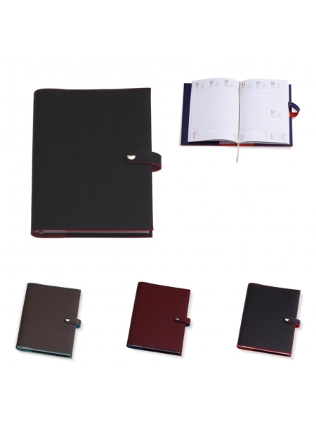 Agende personalizzate con nome in similpelle 24,5 x 19 cm