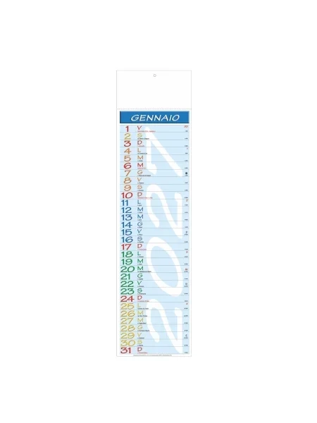 Calendari da muro personalizzati olandesi silhouette mensili 18 x 68 cm