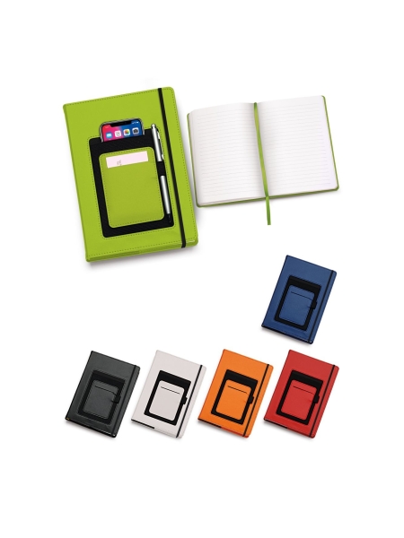 Blocco note a5 con elastico Romany