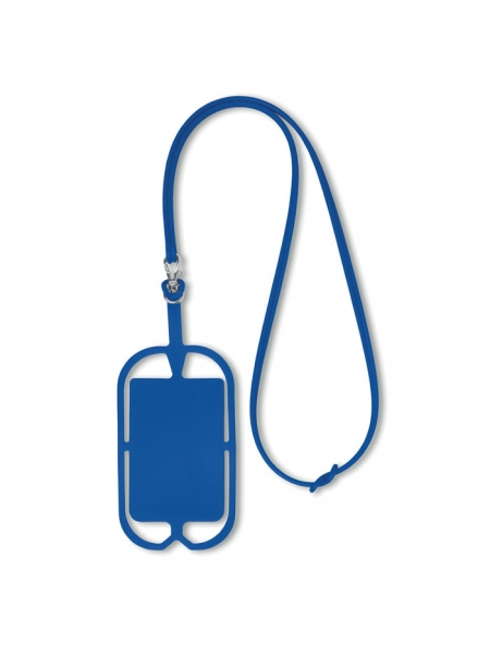 Porta smartphone da collo con elastici e portabiglietti da visita