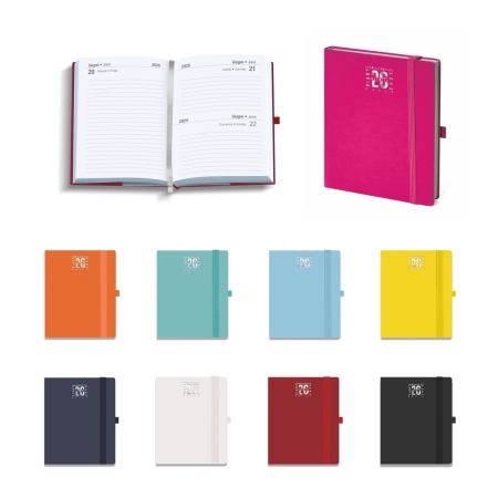 Agendina personalizzata giornaliera con elastico cm 9x13