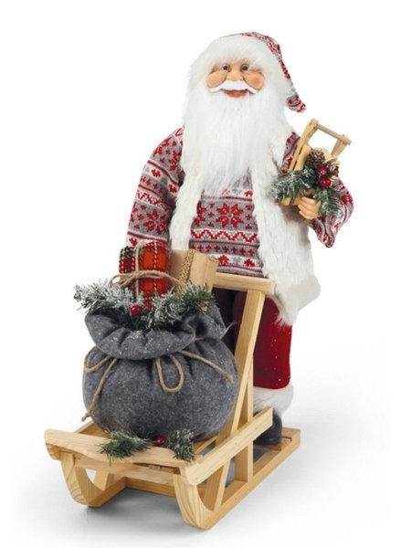 Decorazione natalizia Babbo Natale personalizzabile David