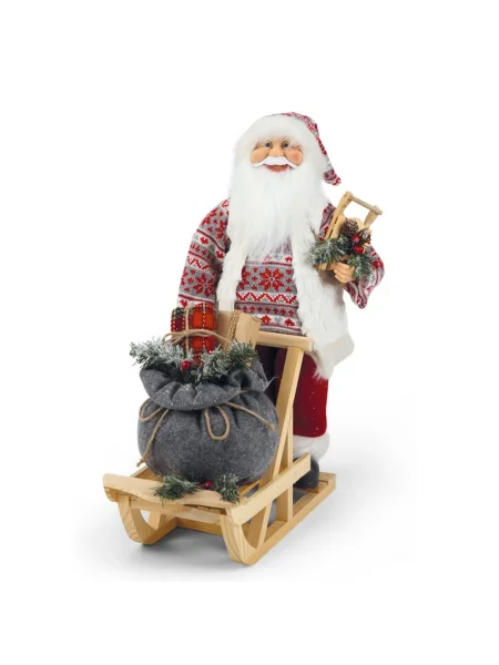 Babbo Natale su slitta personalizzabile David