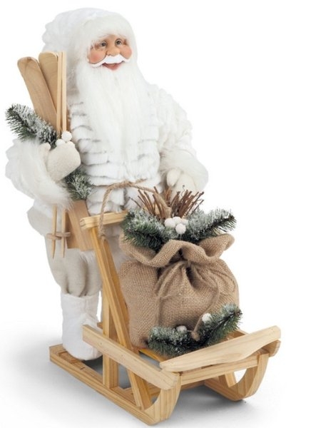Decorazione natalizia Babbo Natale personalizzabile Milord