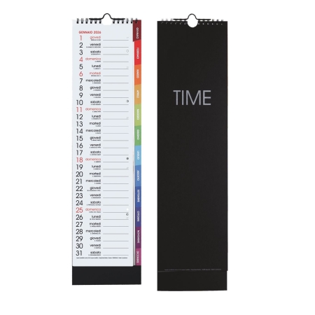 Calendari personalizzabili mensili con spirale QTime