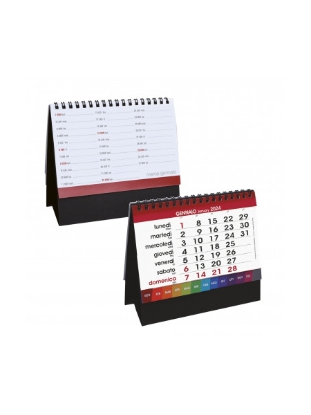 Calendari personalizzati da tavolo in carta patinata Desk 16x14 cm