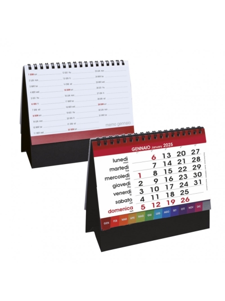 Calendari personalizzati da tavolo in carta patinata Desk 16x14 cm