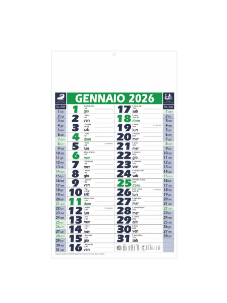 calendario-trimestrale-da-parete-olandese-12-fogli-verde-3.webp