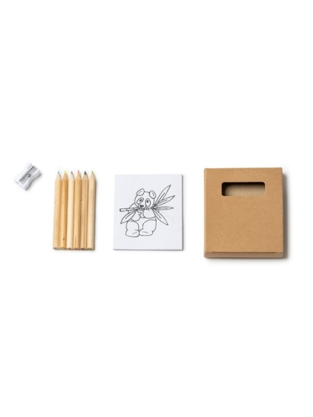 Set di pastelli da 6 pezzi personalizzabile Artist
