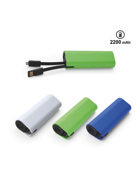 Power bank in plastica 2200 mAh