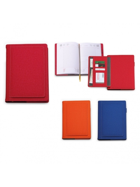 Agenda portafoglio giornaliera personalizzata Charlotte 15 x 21 cm