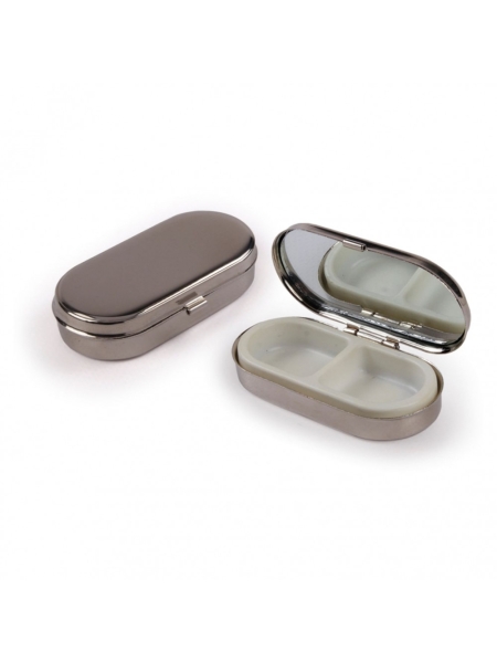Scatolette porta pastiglie con specchio Kassa