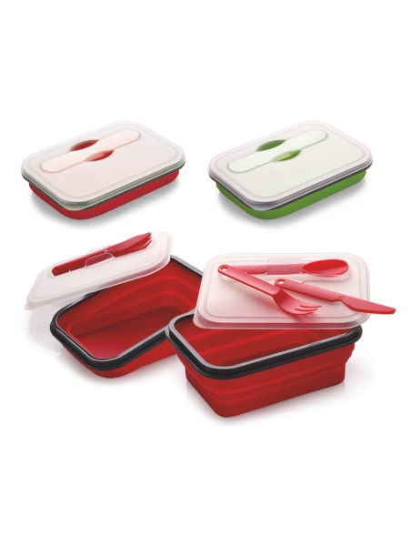 Lunch box con posate estendibile Terry