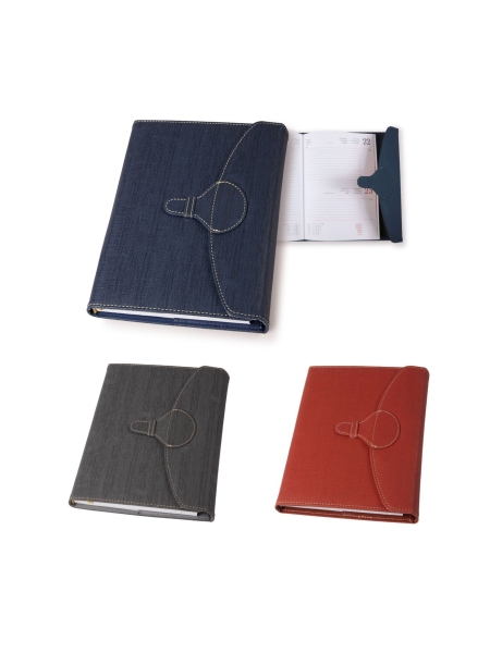Agenda Giornaliera personalizzata con interno mobile 16,5 x 22 cm