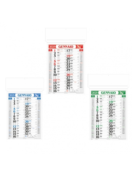 Calendario olandese personalizzabile passafoglio 34x55 cm