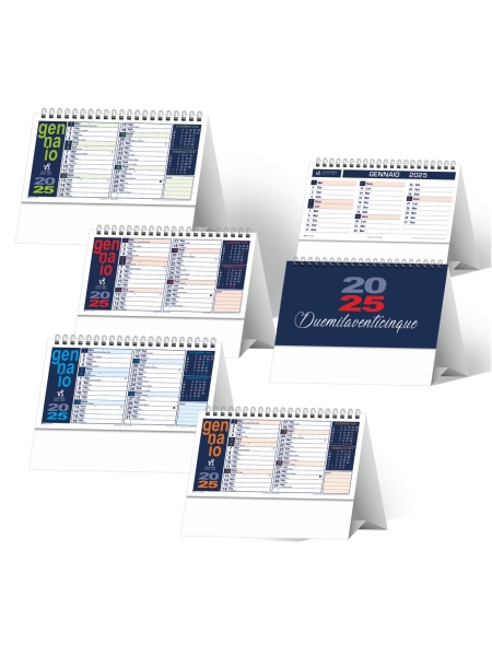 Calendari da ufficio aziendali personalizzabili - 13 fogli