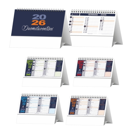 Calendari da ufficio aziendali personalizzabili - 13 fogli