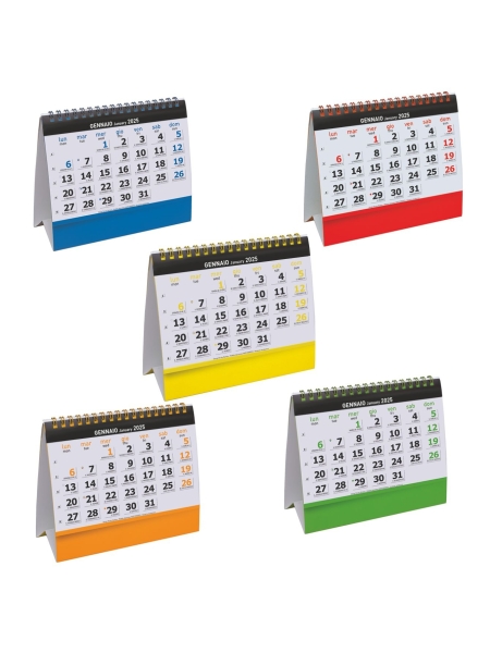 Calendario da ufficio mensile personalizzabile