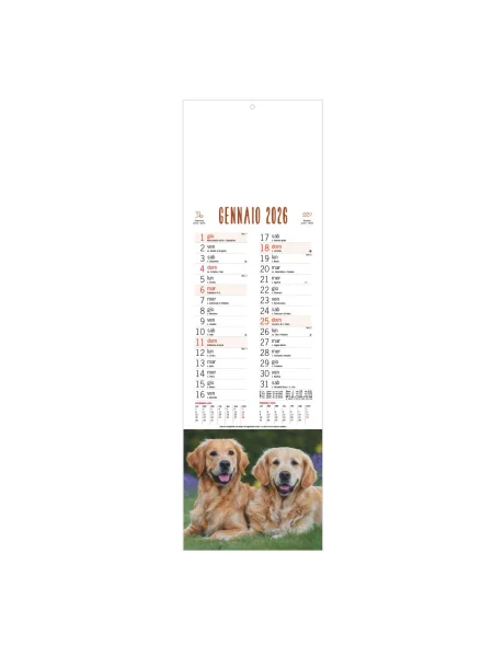 Calendario cani e gatti olandese trimestrale - 12 fogli