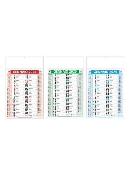 Calendari olandesi da personalizzare trimestrali