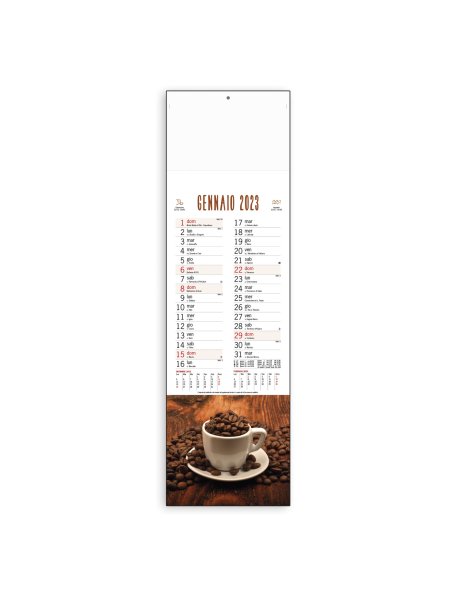 Calendario Caffé trimestrale 12 fogli