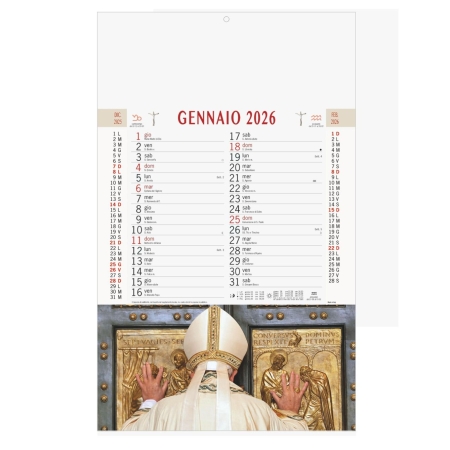 Calendario di Papa Francesco - Trimestrale 12 fogli