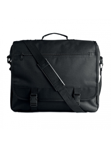 Borsa portadocumenti in poliestere con patta frontale con chiusura a deals clip